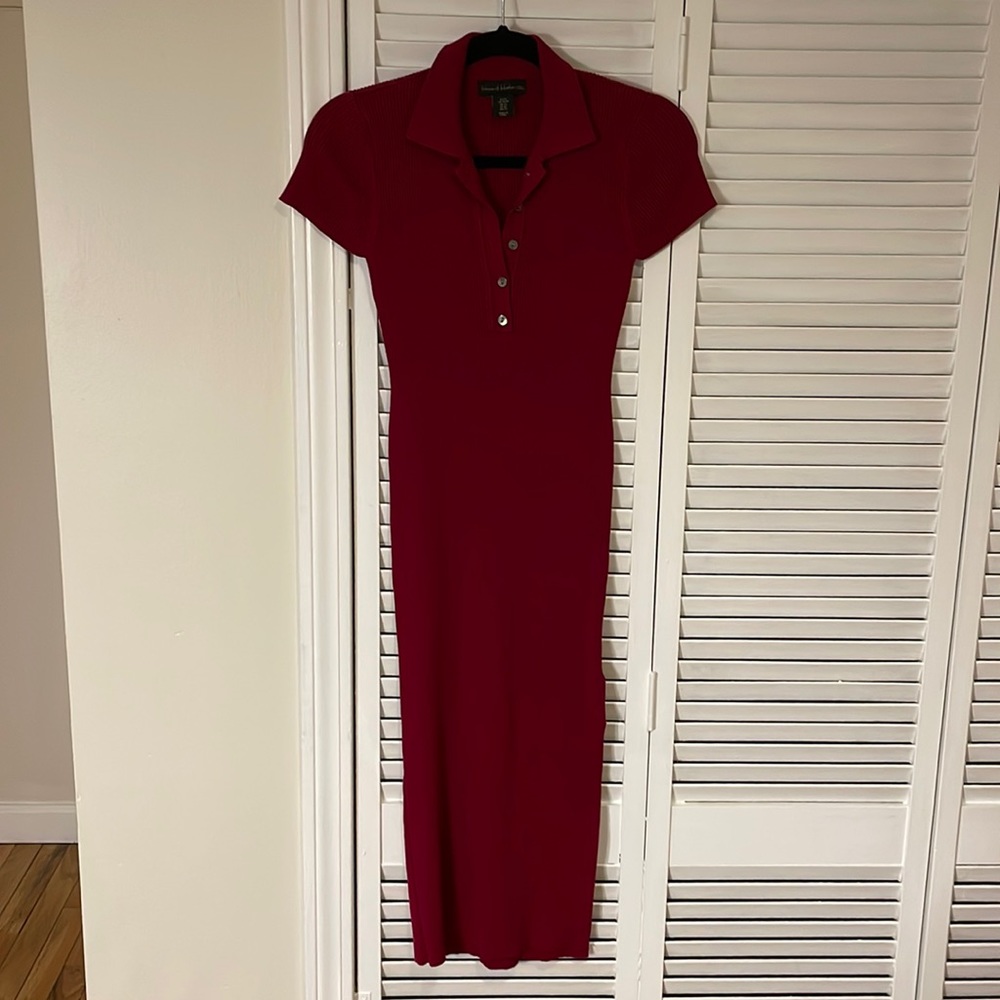 House of Harlow 1960 Polo Ribbed Dress RARE color